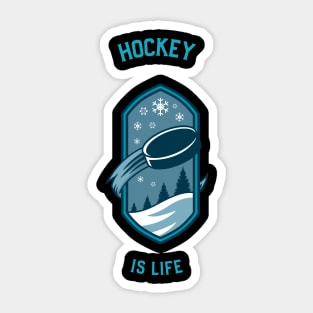 Hockey is Life Sticker